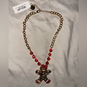 Betsey Johnson Necklace w/ earrings